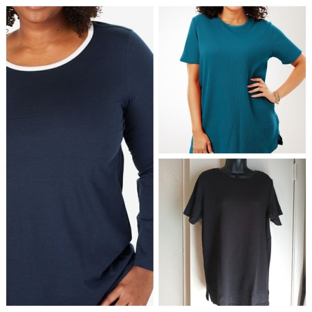 Lot of 3 Woman Within Tees Bundle Women's Size 14/16- HURRY, LAST MARKDOWN!!!